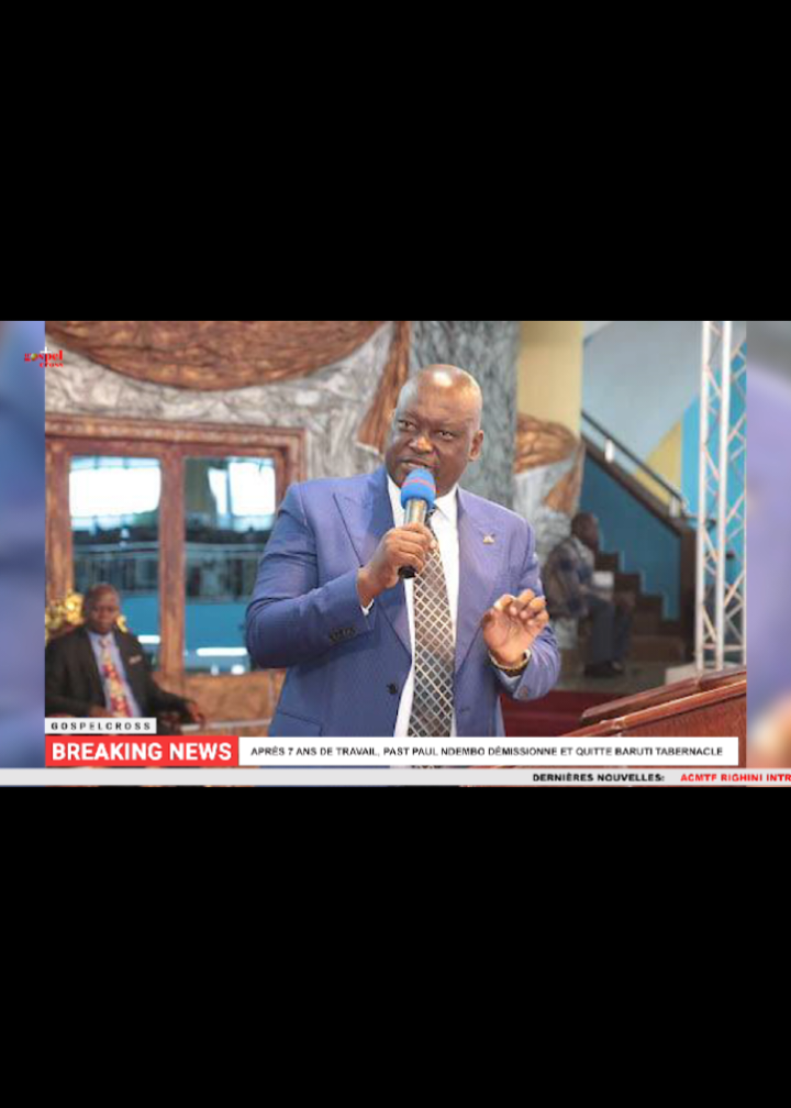 APRÈS 7 ANS DE TRAVAIL, PAST PAUL NDEMBO DÉMISSIONNE ET QUITTE BARUTI TABERNACLE Tout d’abord cette information qui vient de nous parvenir ! Après presque 8 ans de travail au Baruti Tabernacle, le Pasteur Paul Ndembo Mafutala vient de démissionner de son poste de pasteur associé et de membre à part entière du Baruti Tabernacle. Dans une longue lettre adressée au révérend Carlos Baruti, le pasteur Paul dénonce la gestion spirituelle actuelle de l'Église qui, selon lui, commence à devenir une dénomination en copiant tout ce qu'elle pratique. Il a également dénoncé ce qu'il décrit comme de la politique dans l'Église avec des guerres d'intérêts et de positionnement au sein de l'Église. Le pasteur Paul fustige également dans cette lettre le manque de confiance et de liberté. Pour ce faire, il décide de faire cavalier seul afin d'exercer librement son ministère apostolique. Nous reviendrons avec plus de détails dans notre prochain journal. #actualite #religieuse #reportage #Gospelcross #gospel #tiktokgospelcross #videos #videoviral #videosnapchallenge #videoviralitiktok #message #messagedutempsdelafin🦅 #christmastime #Branham #tiktokkinshasa🇨🇩 