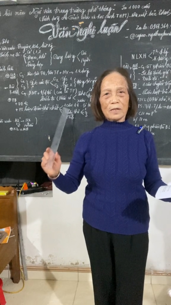 Cô Trình dạy Văn nghị luận