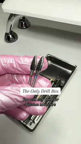 The only drill bits you need for gel removal and Russian manicure. #nailtok #efile #drillbits #russianmanicure #creatorsearchinsights 