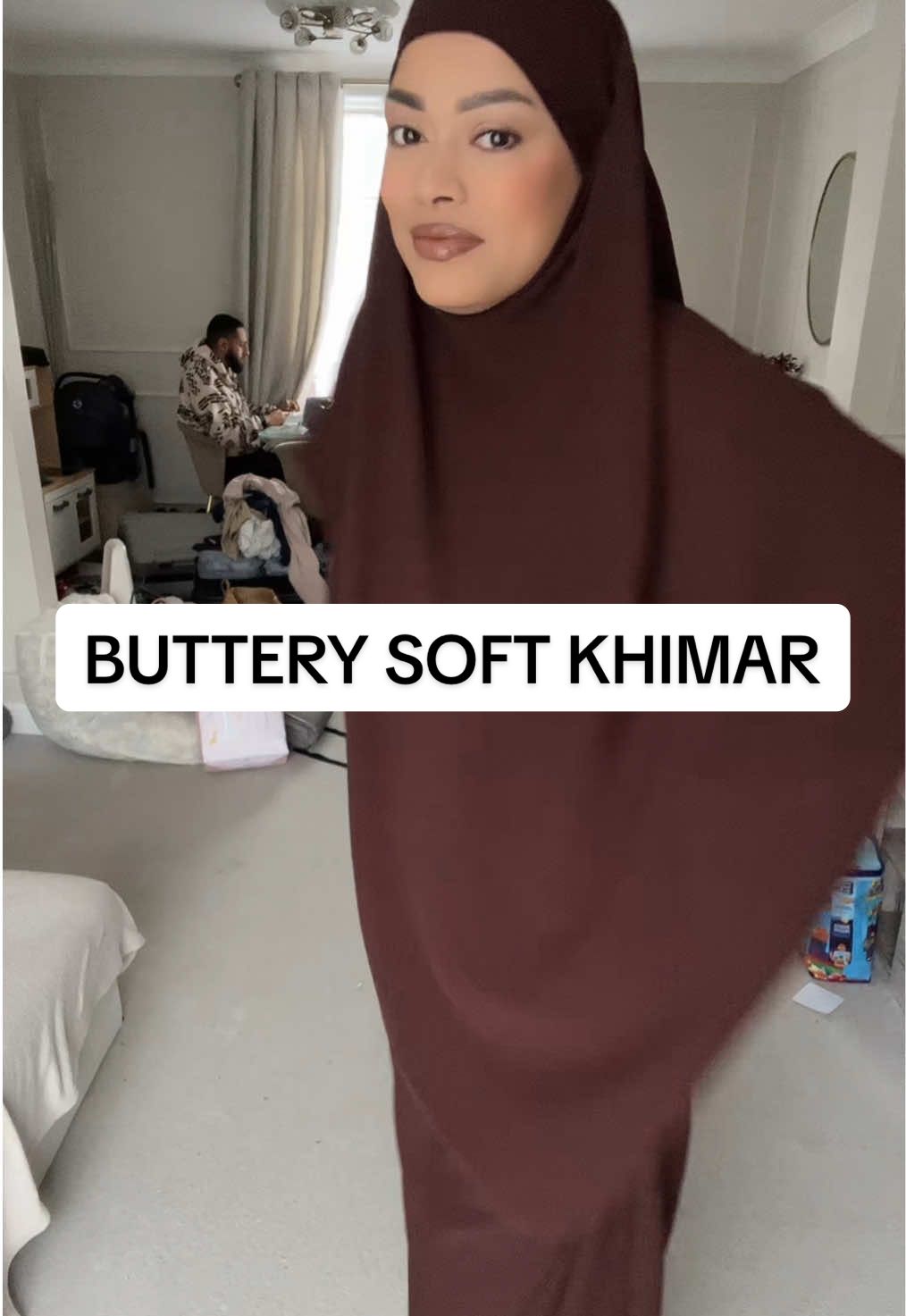 From pyjamas to perfection in seconds! @ChowdhuryDress (Leave your pjs on girls it covers everything!) #khimar #modestfashion #sahm #busymom #fyp #fypppppp #ad