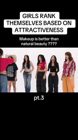 Girls rank themselves based on attractiveness Pt.3 #fyp#clip#part3#jubilee#rank#viral#fypdong 