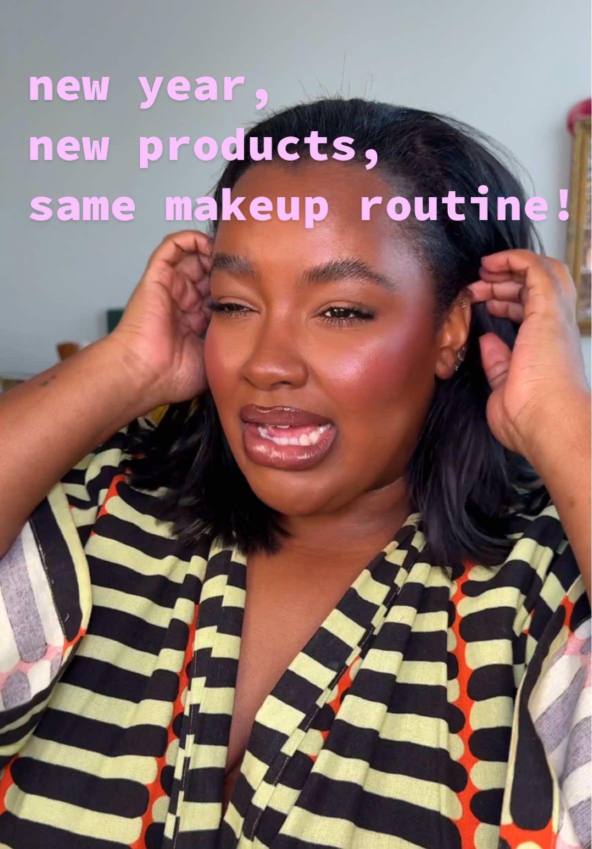 1st makeup application of the year and I’m feeling GOOD y’all ✨ How we feeling 1st Monday of 2025?!