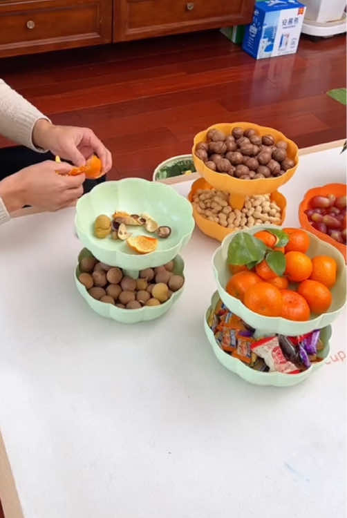 Such a beautiful and cute pumpkin fruit plate, not only can be used to hold snacks to entertain guests, but can also be used as a decoration #Snacks #PumpkinFruitPlate