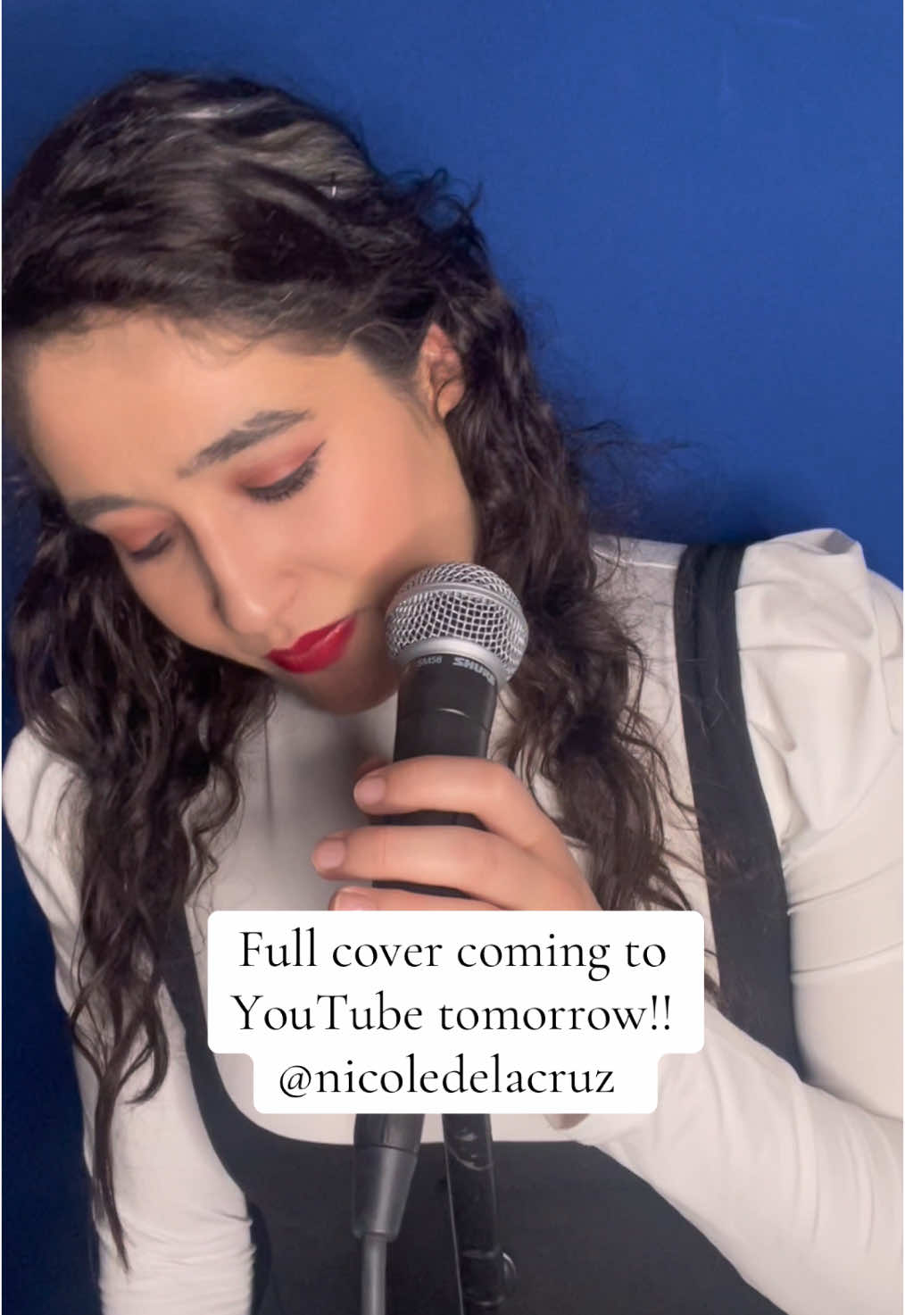 Full cover coming tomorrow on my YT channel!! Check it out! L!nk in bye-oh 🥰🎶 #nicoledelacruz #nicolemariedlc #music #singer #losangeles #hamilton  