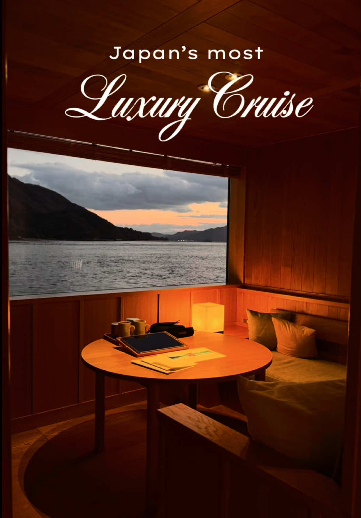 Send this to someone you’d want to cruise with #japan #japandi #japaneseinterior 