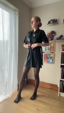 Dunnes faux leather dress ☺️❤️ #style #fauxleather #dunnes #dunnesstores #fashion 