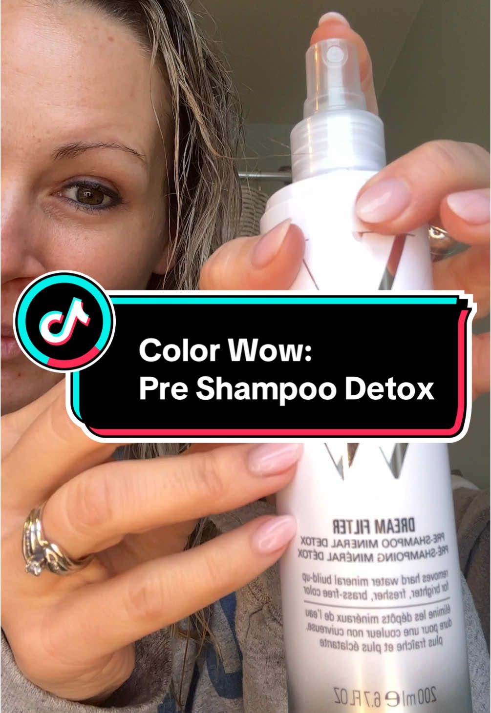 If you struggle with your blondes darkening from your water, this is the product for you! If you swim in chlorine, this is for you!  If your hair feels like it has buildup, this is for you!  Such a great product and company! I highly recommend it! @Color Wow Hair  #shampoo #haircareroutine #HairCareTips #haircareproducts 