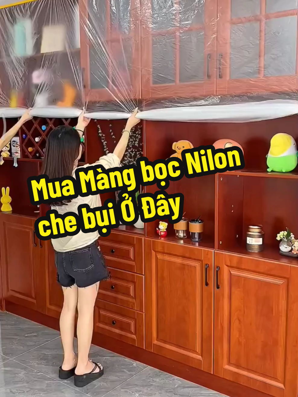 Trả lời @trn.thng177 Màng bọc Nilon che bụi #mannilongchebui #dogiadung #giadungtienich #dondepnhacua #tet2025 