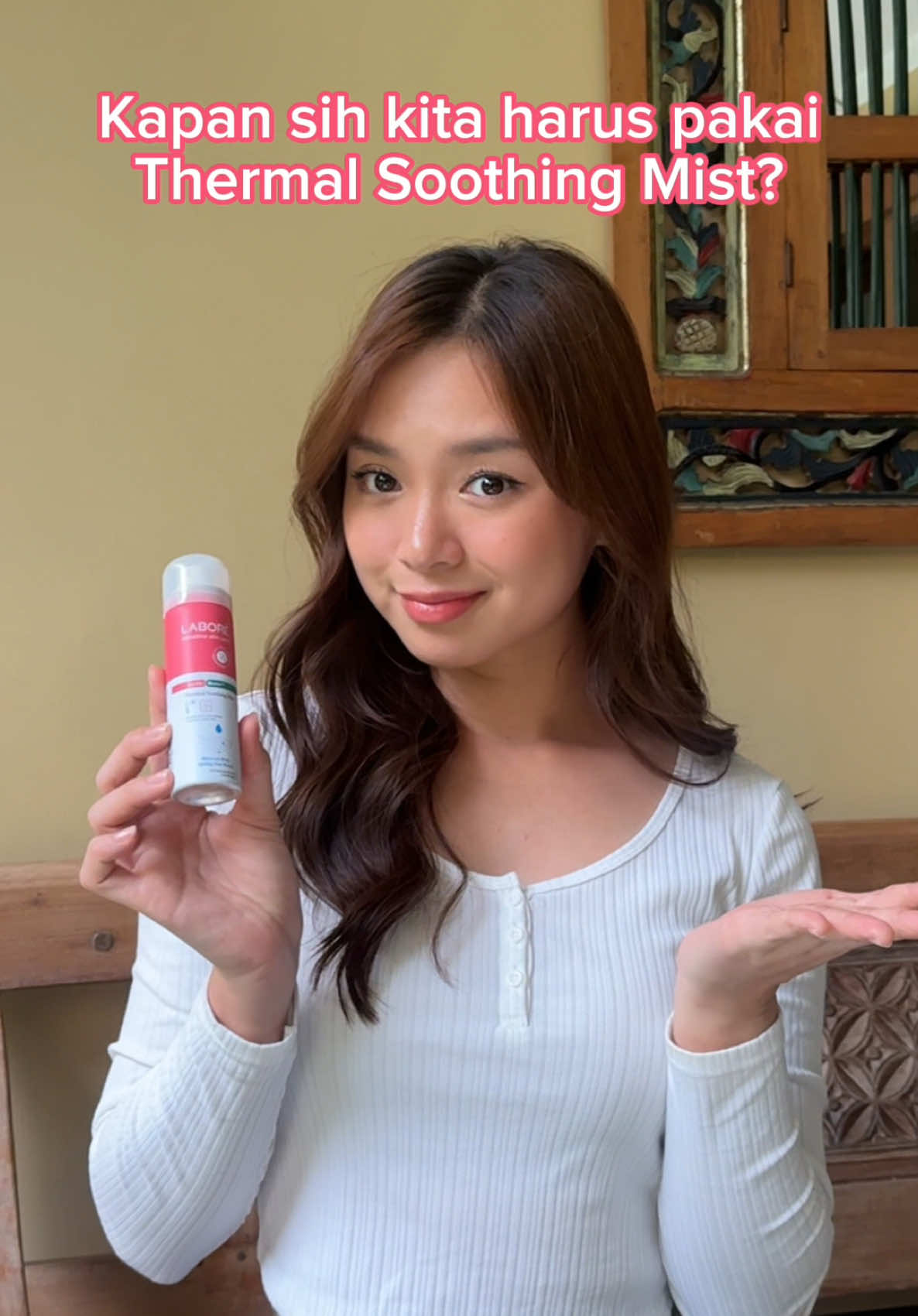 LABORE Friends, kapan sih kita harus pakai Thermal Soothing Mist? Simak video ini deh!🤫🩷 #LABORESkinExpert #SkinMicrobiome #dermatologist #sensitiveskincare #skinexpert #microbiometechnology #physicalsunscreen #skincaretips #skincareroutine #healthyskin #tropicalskin #barrierrevivecream #moisturizer #acnetreatment #acnespotgel #acnetreatment #acnejourney #physicalsunscreen 