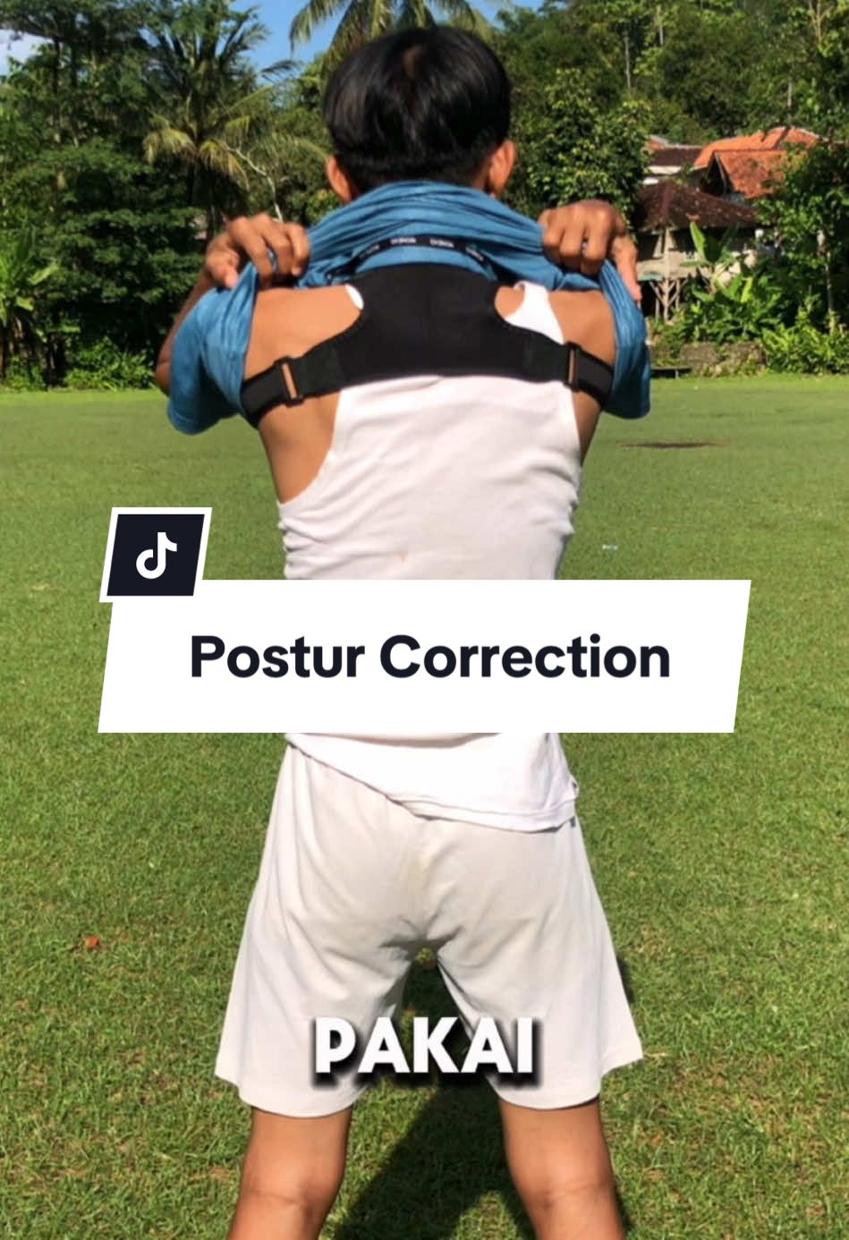 Cara pasang postur correction / penyangga punggung.  #bahu #posturcorrection #penyanggapunggung #penegakpunggung 