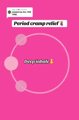 Replying to @🎀 #bloated #periodcramps #period #breathingexercises 