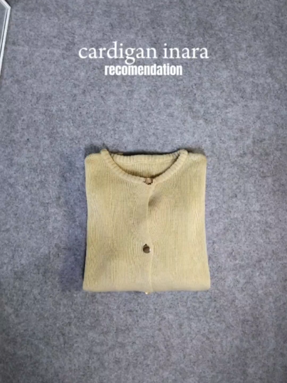 cardi lageee✨️#cardigan #inara #fullkancing #fyp 