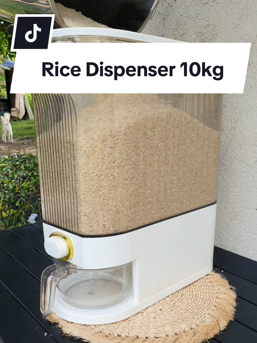 Replying to @ayla_genmerch 10kg Rice Dispenser Insects Proof Storage #ricedispenser #ricestorage  #ricecontainer #kitchen #kitchenstorage 