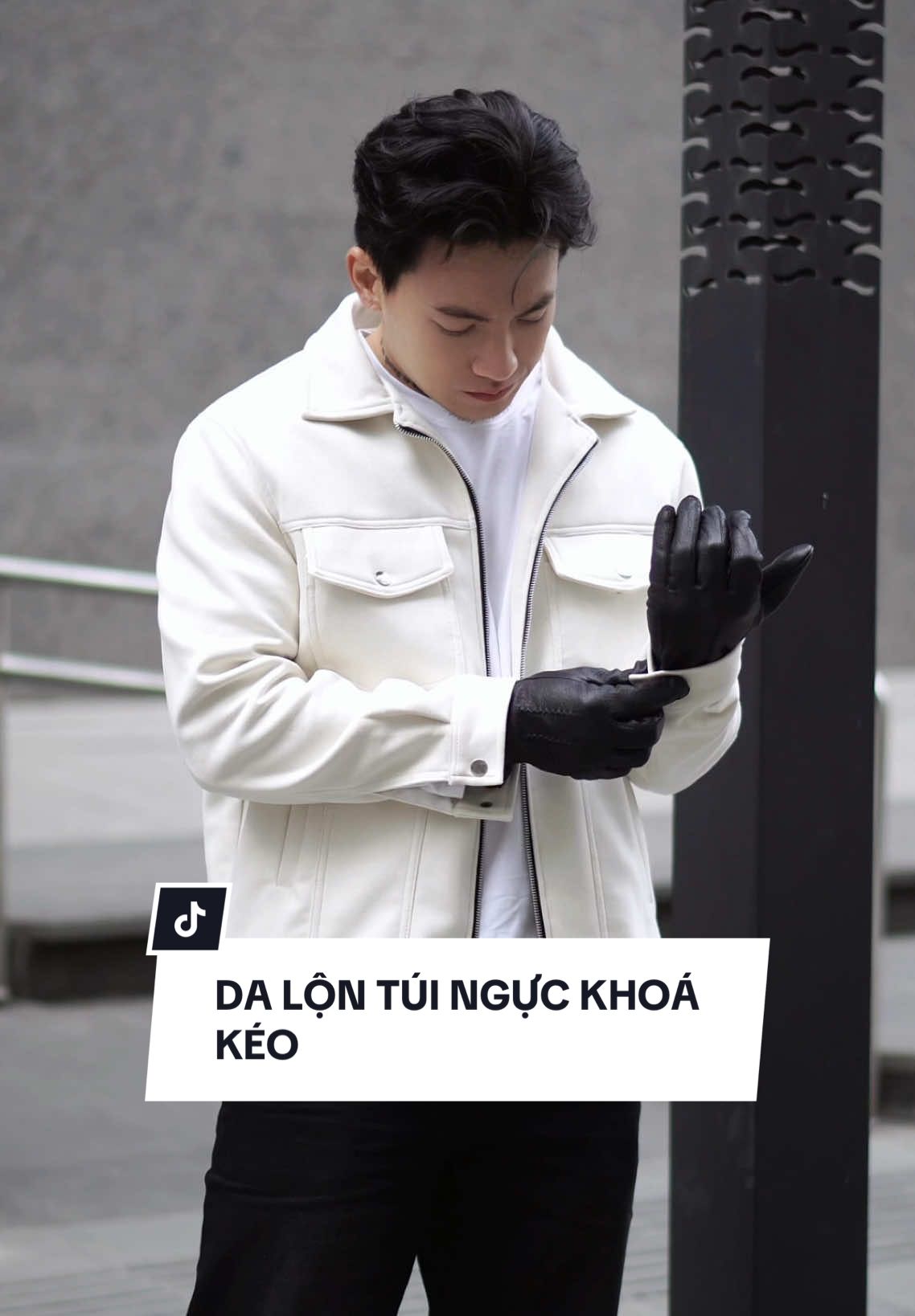 Da lộn túi ngực khoá kéo 💯  #leezone #aokhoacmuadong #suedejacket #thoitrangnam #dalon 