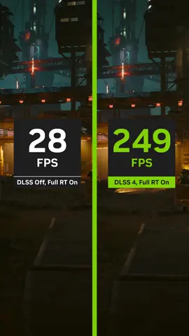 Wir stellen vor:  NVIDIA DLSS 4 mit neuer Multi Frame Generation und verbesserter ⚡ Höchste Geschwindigkeit. Überlegene Grafik. Angetrieben von KI.