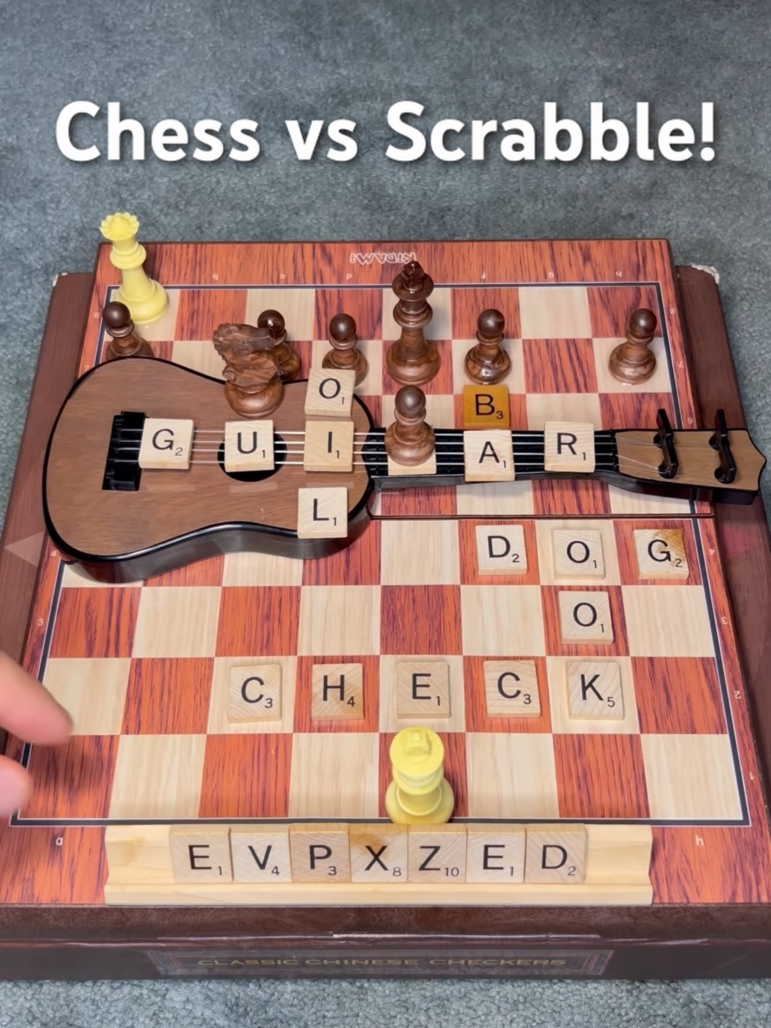 Chess vs Scrabble! #chess #chesstok #fyp #viral