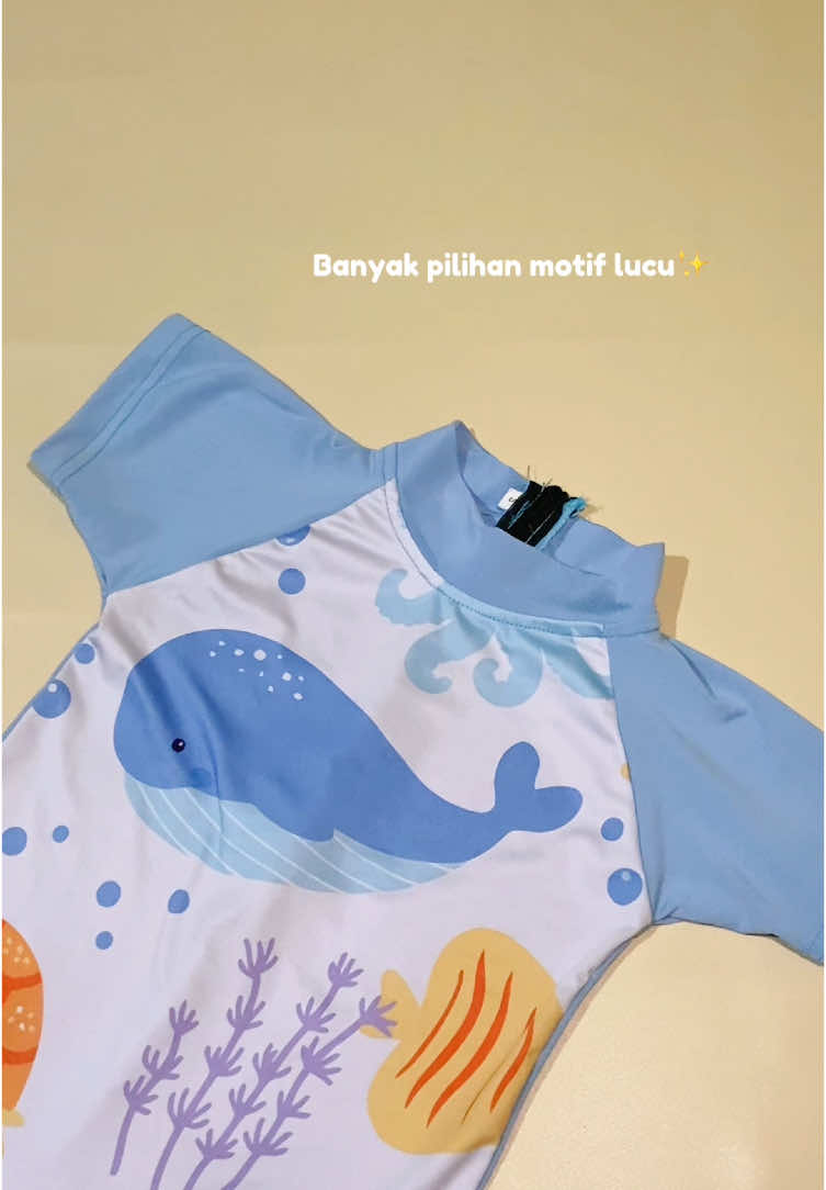 Udah gaada alesan lagi buat ga pake baju renang anak soalnya harganya murceeeu😍 #bajurenanganak #bayiberenang #swimsuit #fyp 