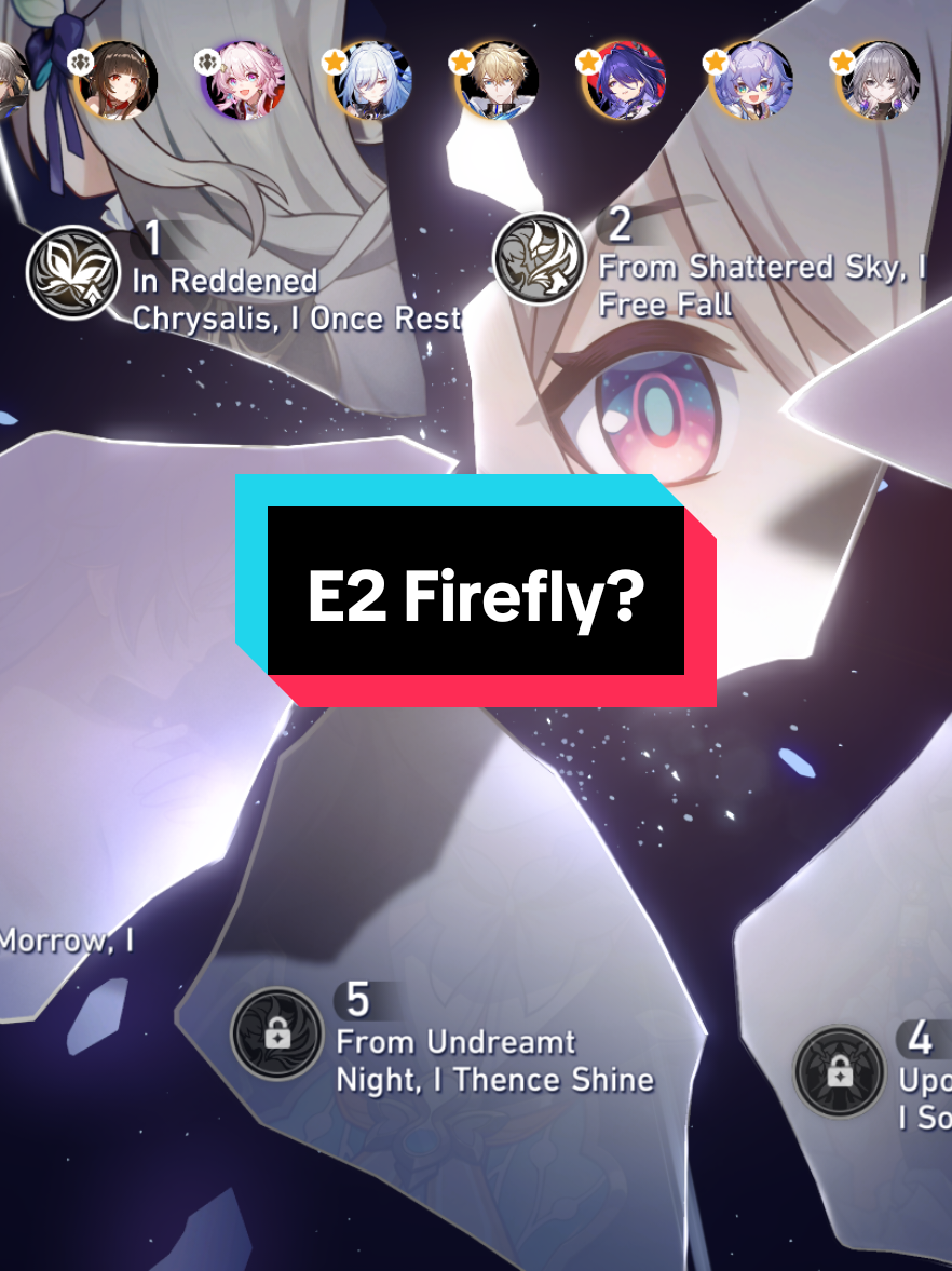 gabisa gabisa.. masih tercandu candu dengan E2 Firefly #hsr #HonkaiStarRail #fireflyhonkaistarrail #sam #firefly #E2 #eidolon #E2Firefly #memoryofchaos #memoryofchaos12 