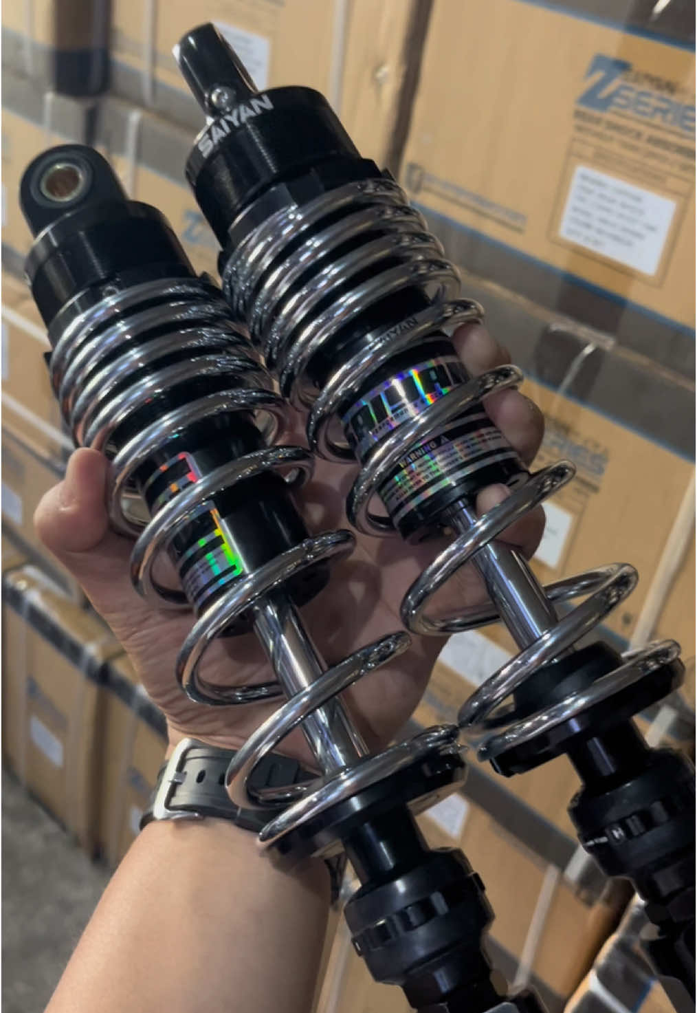 RESTOCK SAIYAN SHOCK PREMIUM ADJYSTABLE REBOUND‼️