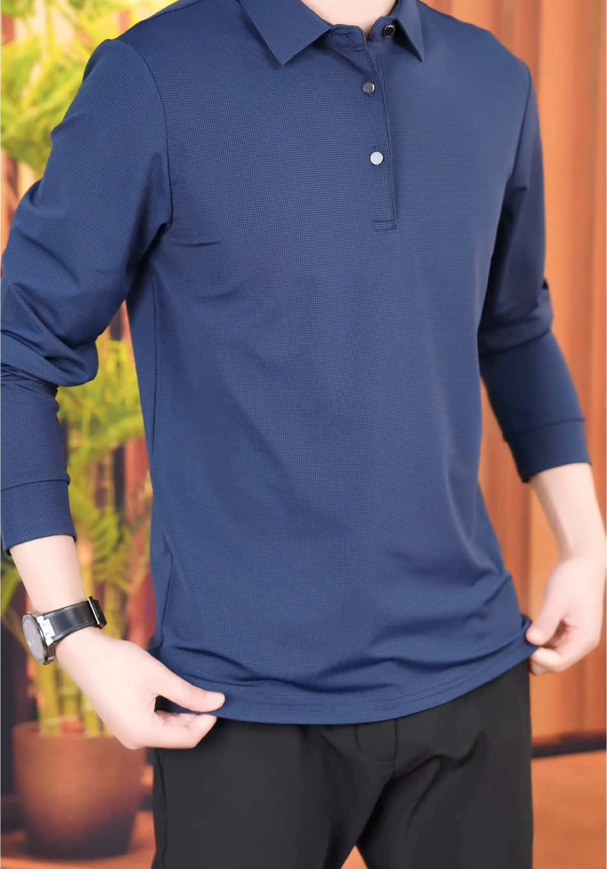 Áo thu đông.  Áo POLO dài tay trơn #aopolo #aopolotaydai #aothudong #aonam #thoitrangnam #xuhuong 