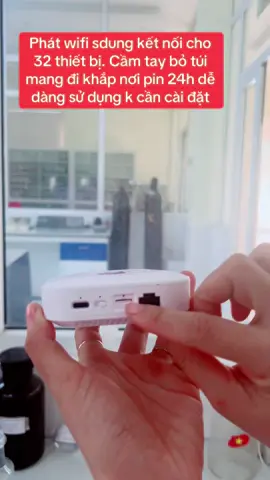 Phát wifi sdung kết nối cho 32 thiết bị. Cầm tay bỏ túi mang đi khắp nơi pin 24h dễ dàng sử dụng k cần cài đặt#phatwifididong4g #phatwifi #phatwifi4G #xuhuong #tiktok 