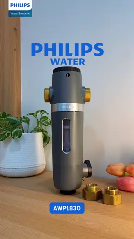 AWP1830 ตัวกรองน้ำประปาเข้าบ้าน ลดตะกอน สิ่งสกปรก ถนอมเครื่องใช้ไฟฟ้า  #philips #philipswater #เครื่องกรองน้ำ #หัวกรองก๊อกน้ำ #เหยือกกรองน้ำ #WaterPurifier #philipswaterth #ใช้ดีบอกต่อ #ของดีบอกต่อ #ของใช้ในครัวเรือน #ฝักบัว #ป้ายยา #บ้าน #ประปา #AWP1830 #น้ำประปา #philipswaterthailand