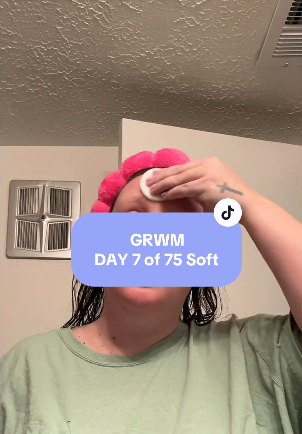 My 9 year old daughter and I are doing 75 soft and one of our rules is doing our skincare EVERY SINGLE DAY. Today is day 7 and my face is where I’m already seeing the most improvement! I’ve lost weight in my face and my skin is glowing! ✨#75soft #day7 #skincareroutine 