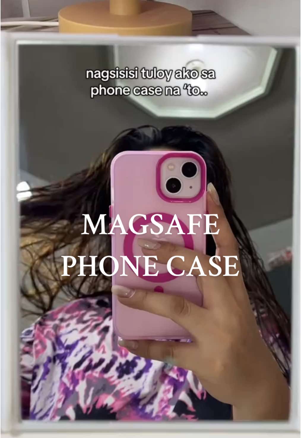 Nagsisisi tuloy ako sa phone case na to.. bakit ba kita tinambay sa cart ko! Haha #phonecase #iphonecase #iphone13phonecase #pinkphonecase #magsafephonecase 