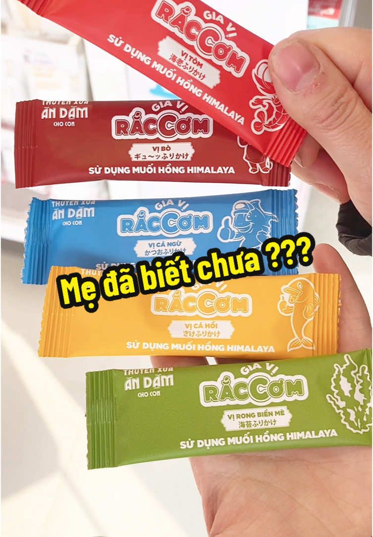 Bé ăn ngon miệng cùng gia vị rắc cơm Thuyền Xưa #thuyenxuaandam #giaviraccom 