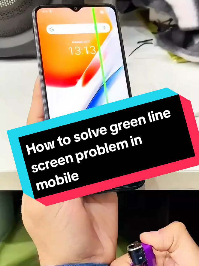 How to solve green line screen problem in mobile 📲  #greenline #issue #problem  #solved #solve #software  #update #fix  #mobile #mobilerepair #techtips #phone  #phonerepair #screen #deephanshubhaskartech 