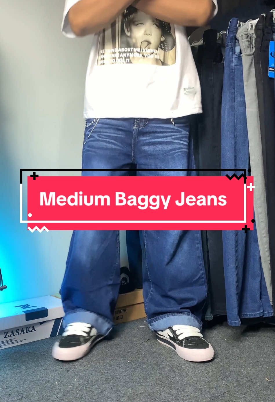 Baggy Jeans cuma 90 ribu. gas cek keranjag kuning sebelum kehabisan. Medium Baggy Jeans #baggyjeans #y2k #skena #skenaoutfit #baggypants 