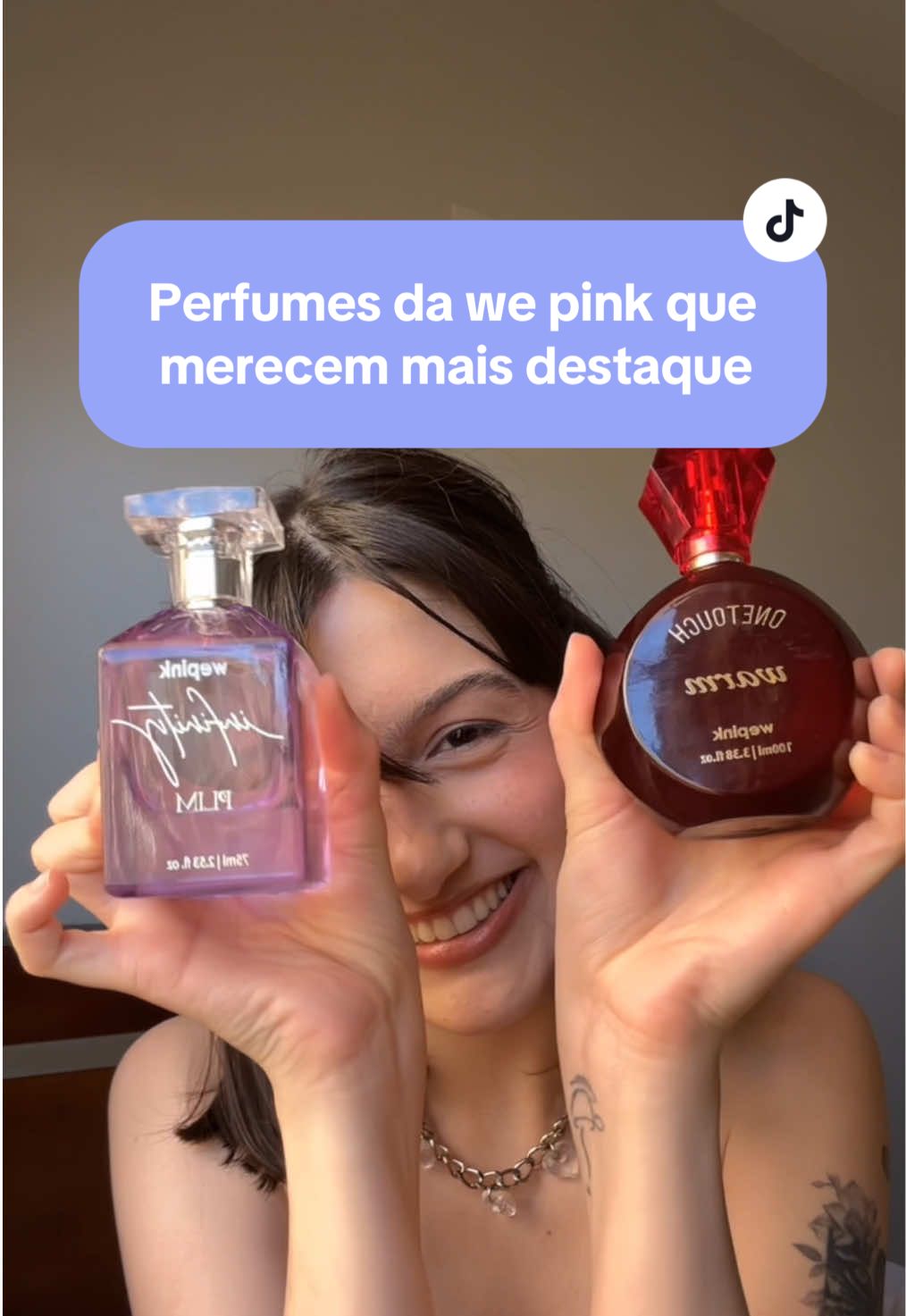 Resenhas rápidas de 2 perfumes da We Pink que mereciam mais fama 😮‍💨  One touch warm e Infinity Plim !! 