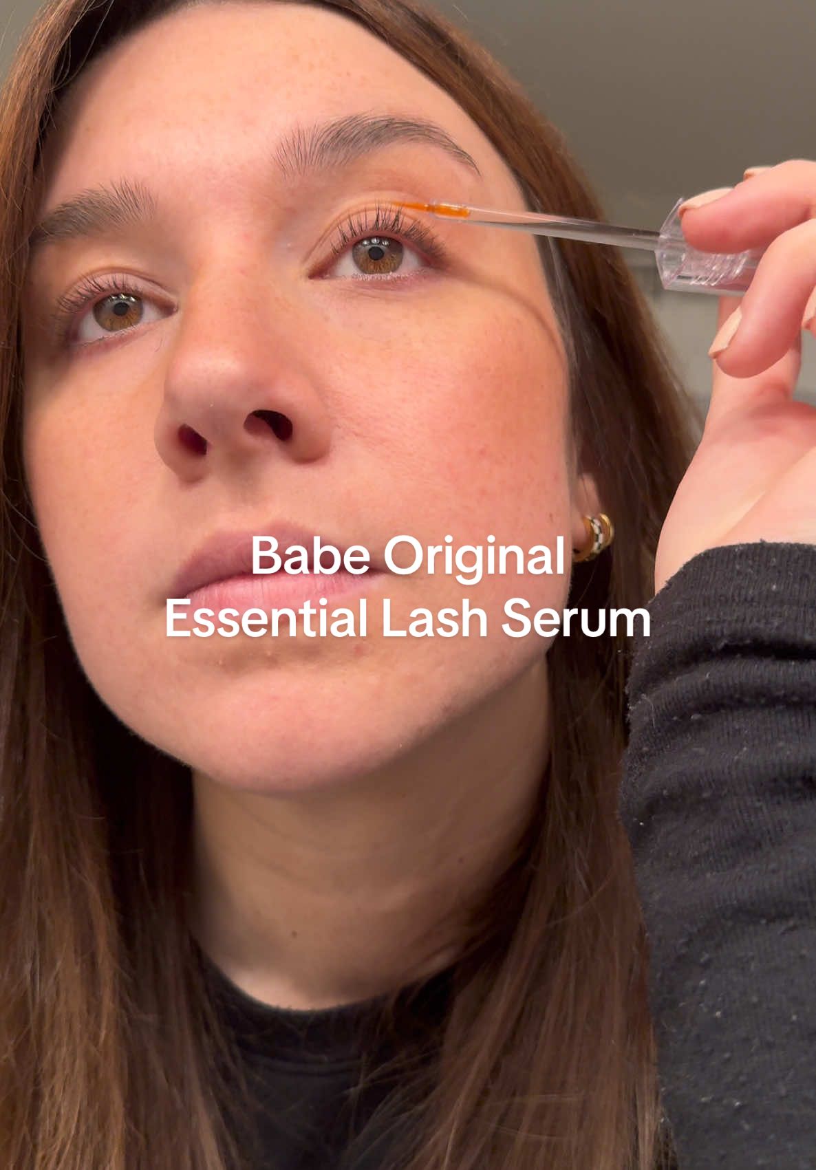The best product for thin short lashes! I highly recommend it, it has given my lashes so much length and thickness! @Babe Original #babeoriginal #essentiallashserum #eyelashes 