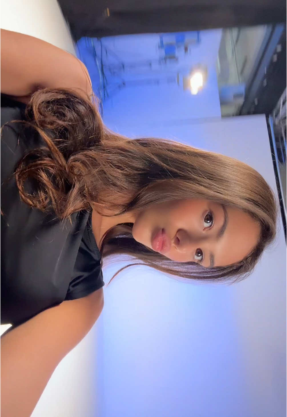 On set for asos
