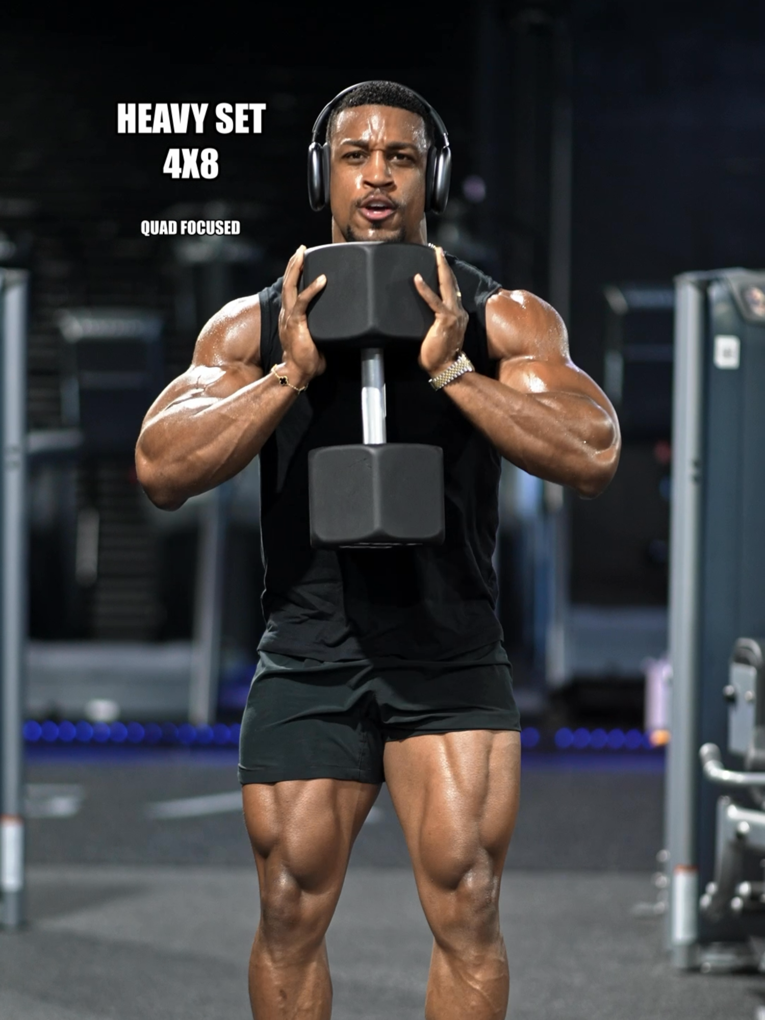 CRAZY Leg Workout 🔥 5 Exercises For Bigger LEGS | Lose Fat / Build Muscle👉🏾 Link In My Bio