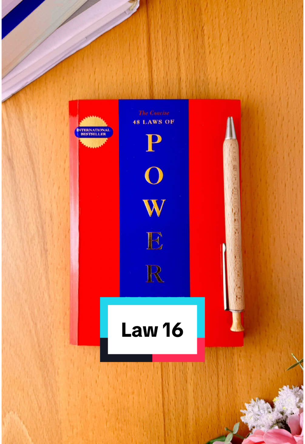 Law 16 | Use absence to increase respect and honor #SelfImprovement #personalgrowth #48lawsofpower 