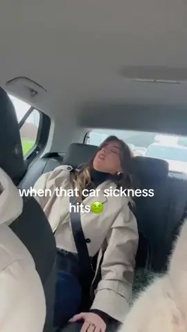 anyone else feel like they gonna pass out?? 😨😨 #fyp #carsick #imjustagirl 