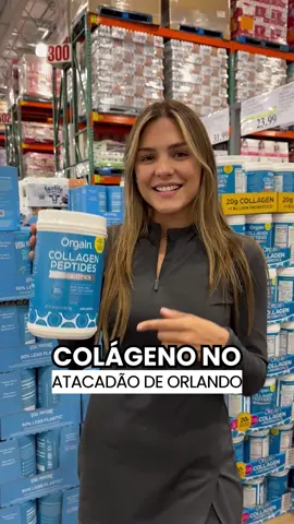 Colágeno na Costco por $29.99! 💆🏼‍♀️😌 São 20g por porção, ótimo pra cabelo, pele, unhas, juntas e até pro intestino. 👉🏻 E o melhor: sem sabor! Perfeito pra misturar em qualquer coisa! To experimentando, depois conto para voces! 👀 #colageno #pele #orlandodiferente #cuidadocomapele #costco #dicas