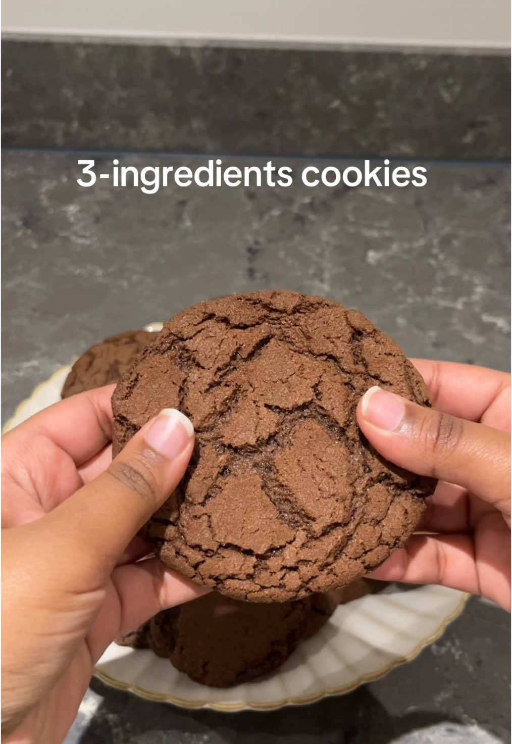#easyrecipesideas #easy #fyp #FoodTok #food #cookie #3ingredientsrecipes 