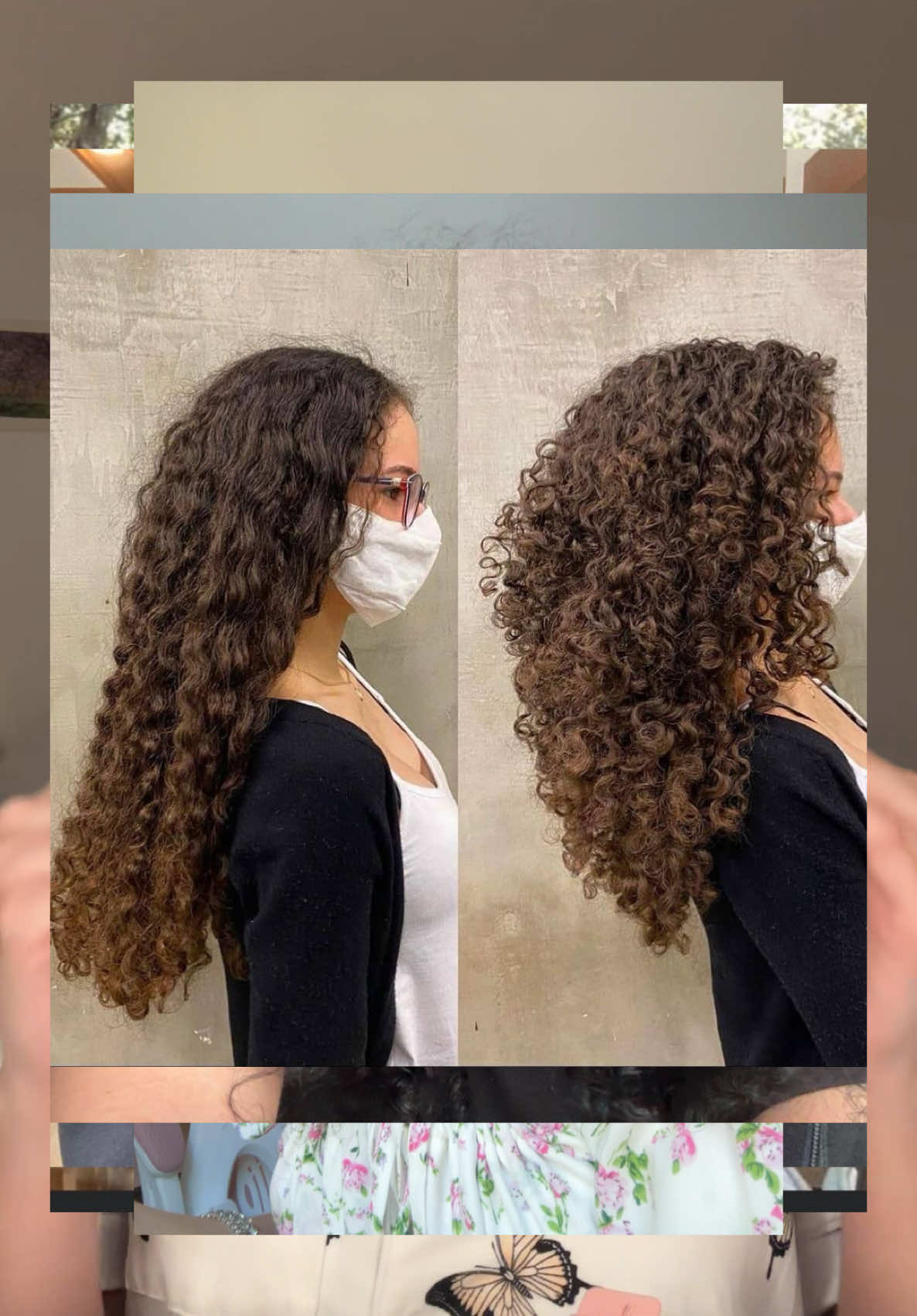 Curly hair haircut for more volume and bounce 🙂‍↕️ #curlyhaircut #relatablecontent 