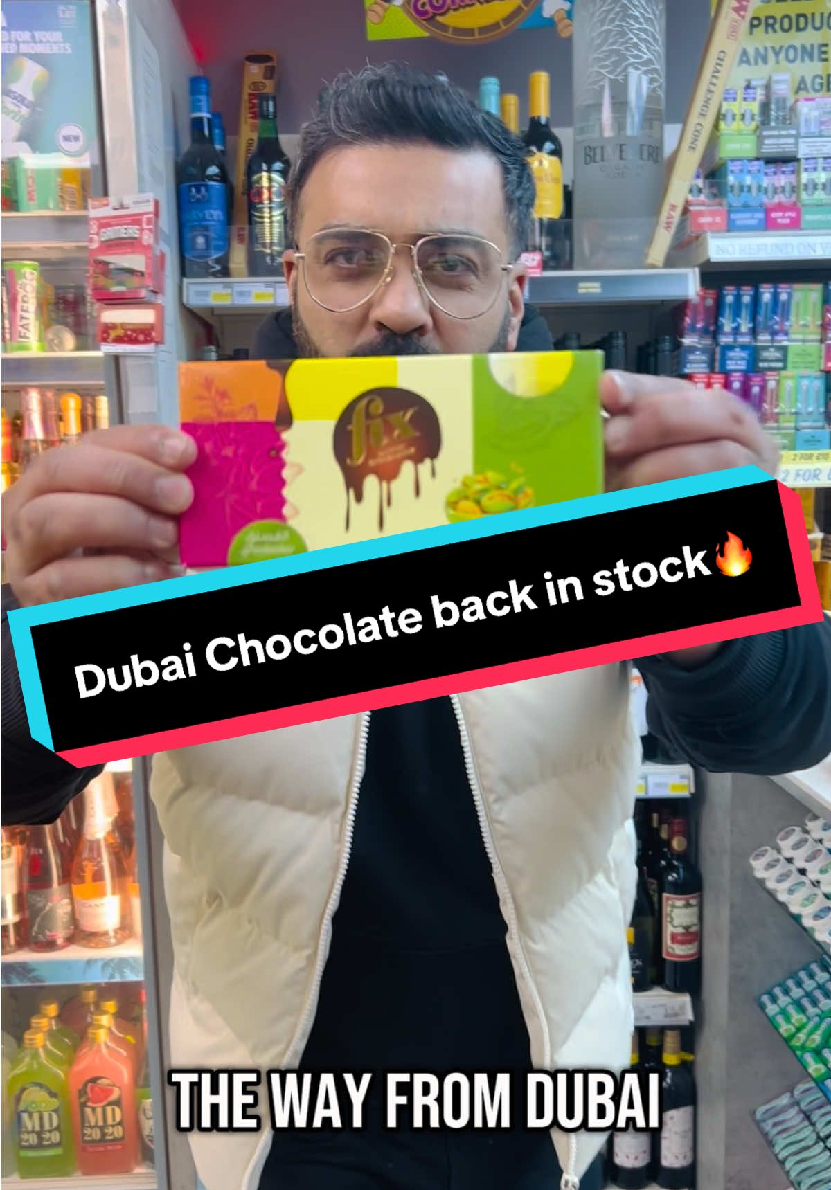 Dubai Chocolate back in stock also few new products in store 😍🔥 #sunnyspremier #fyp #bestshop 