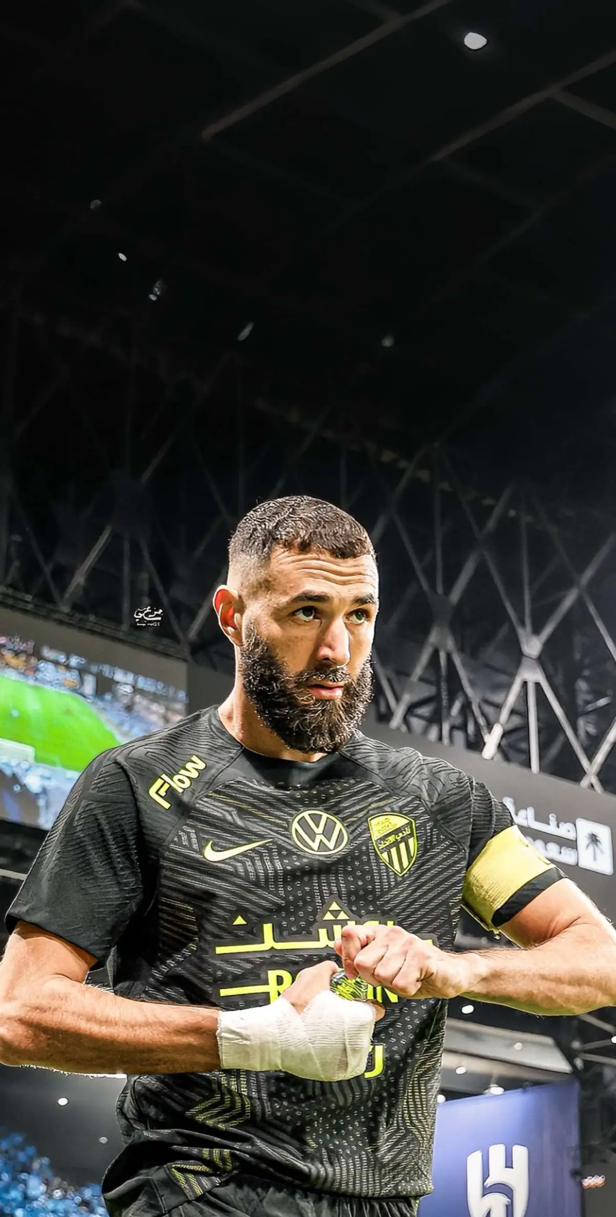 ‏ليلة يحكمها الحكومة بنزيما بكلمته💪🏻🔥 #الاتحاد #بنزيما #الحكومة #العميد #نادي_الاتحاد #💛🖤 