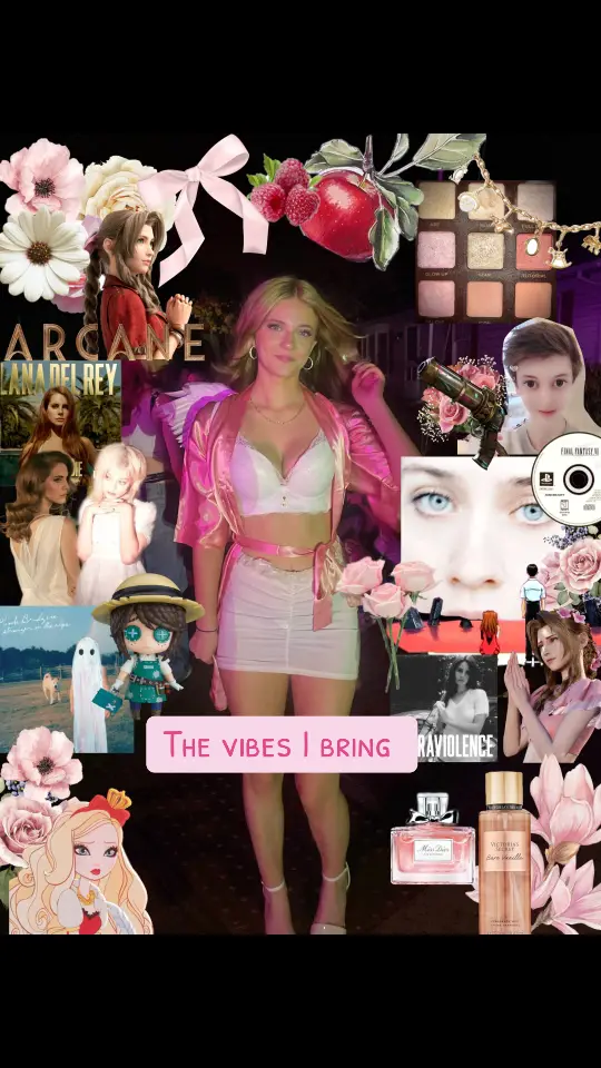 I actually put sm work into this Ngl  #fyp #pink #ff7 #arcane #lanadelrey #idv 