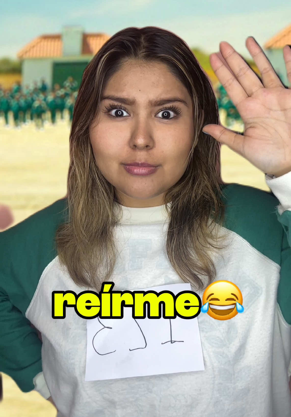 Yo si estuviera en el juego del calamar 😂☝️