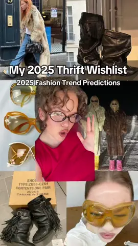 2025 Thrift Wishlist #fashiontiktok #fashion2025 #trendpredictions #2025fashiontrends #thriftwishlist 