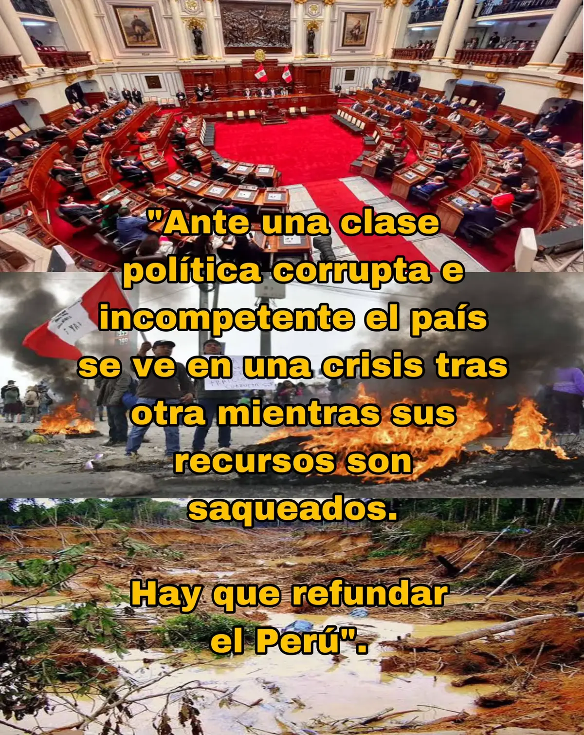 Doscientos años de un república podrida y unicamente servil a los intereses extranjeros. Volteemos a ver a lo que ya ha funcionado, el modelo que ya nos ha posicionado antes como potencia regional. #Perú #Peru #peruano #peruana #peruanos #historiaperuana #peruanismo