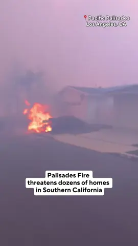 Dozens of homes are at risk of burning down as the Palisades Fire continues to grow in Southern California Tuesday, CBS News Correspondent Jonathan Vigliotti reports. Blocks roads and dangerously high winds, expected to last through Wednesday, are making it difficult for firefighters to reach some neighborhoods as evacuation orders remain in place across large swaths of Ventura and Los Angeles Counties. #palisadesfire #pacificpalisades #wildfire 