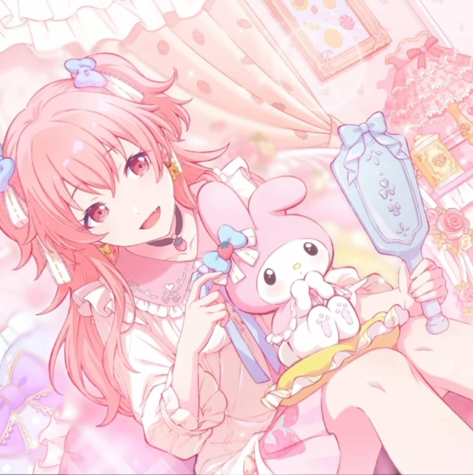 SHES SO PRETTY IN THIS CARD I LOVE HER SO MUCH 🙏🏻 #pjsk #fy #fyp #foryou #projectsekai #prsk #airi #momoi #momoiairi #airimomii #alightmotion #pjskanimation 