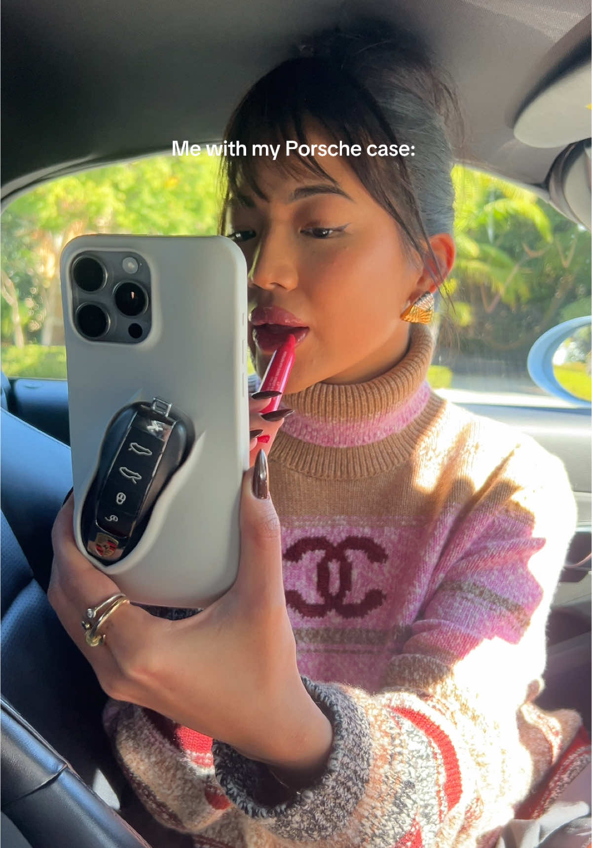 jk that rhode case is mine too 🤭 #porschegirl #rhode #phonecase 