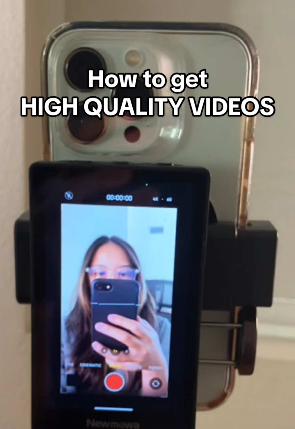 Back camera quality>>>>> I’m obsessed with my new video quality! Here’s to upping our content game in 2025🥂 #vlogmonitor #backcamerafilming #contentcreator #contentcreators #contentcreatorequipment #contentcreatortools #content #filmingsetup #newmowa #phonemonitorscreen #filming #equipment #Vlog #creatorsearchinsights 